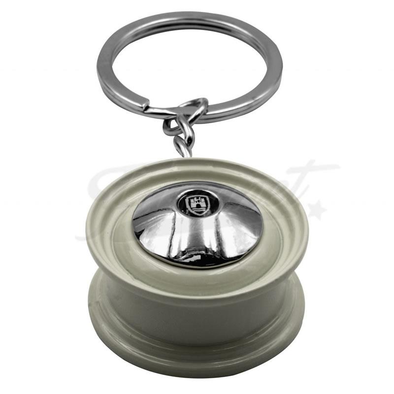 Llavero EMPI llanta Smoothie Blanca