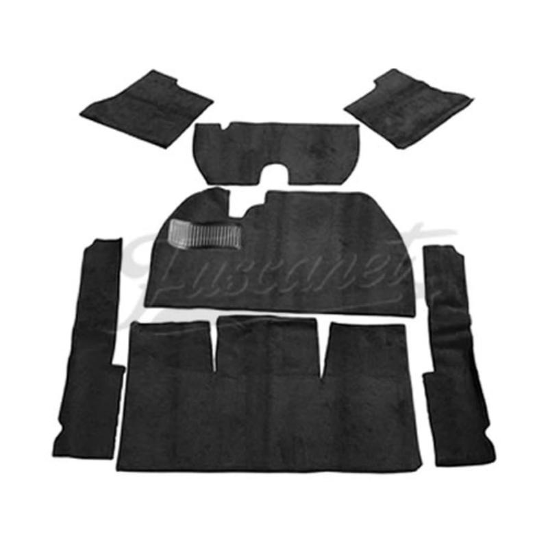 Alfombras, set completo 73-77 negra EMPI deluxe