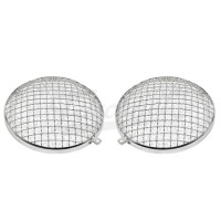 Protectores Inox para opticas 7 pul Escarabajo Kombi moderno Par