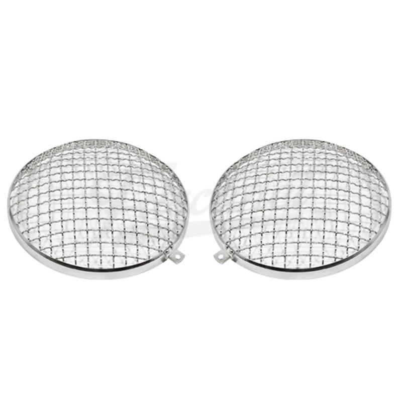 Protectores Inox para opticas 7 pul Escarabajo Kombi moderno Par