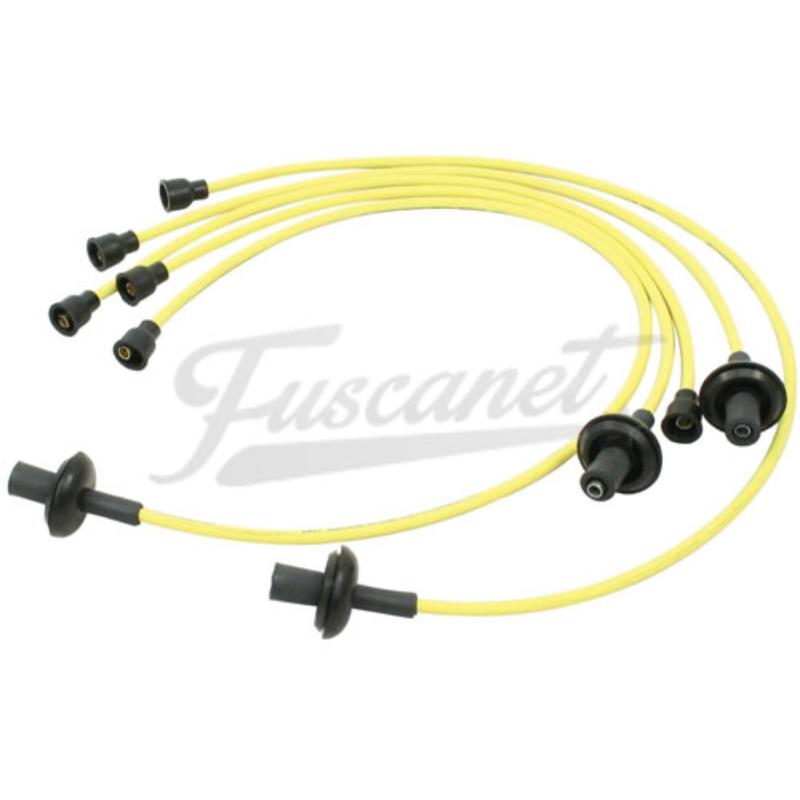 Capuchones Cables bujía EMPI 8mm silicona Amarillo
