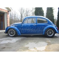 Llanta EMPI 8 brazos negra borde pulido 5.5X15