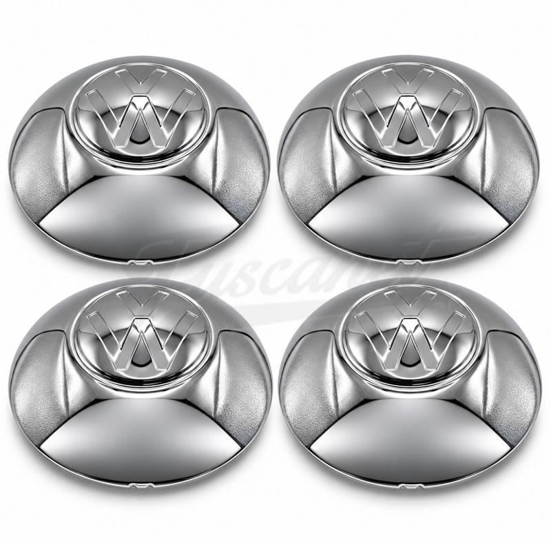 Juego Tazas Cromadas VW Mexico 5x205 Escarabajo Kombi