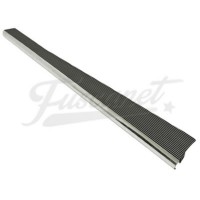 Estribos Aluminio VW Fusca Costillas Pulidas Borde pulido