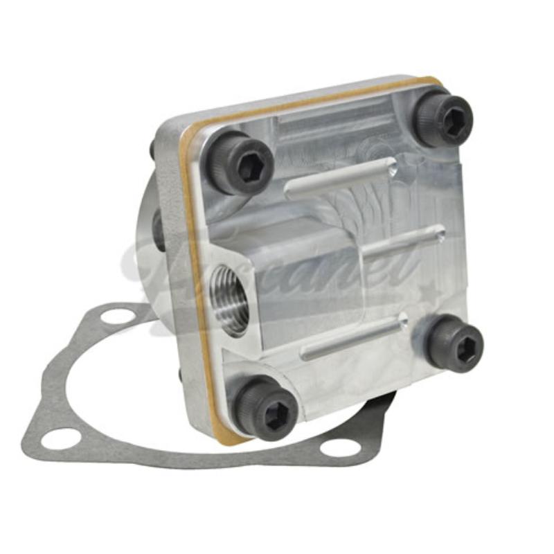 Bomba de aceite 32mm con una salida tapa pulida EMPI