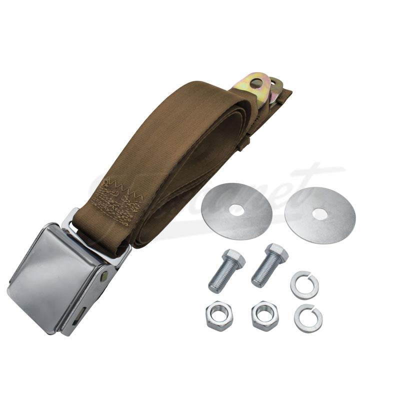 Cinturón Seguridad universal 2 puntos 183 cm EMPI marron