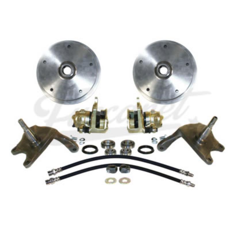 Kit discos freno delanteros con punta eje desfasada 5x205 Fusca
