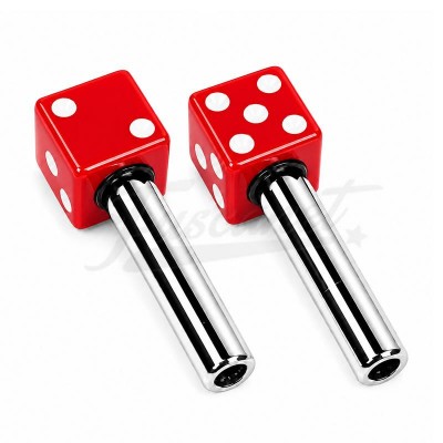 Seguros de puerta de Dados, par Rojos