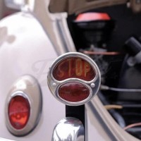 Luz stop trasera retro 12v Negra