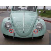 Rejila EMPI bocina en guardabarros Fusca 1200 1962 Rejila EMPI bocina en guardabarros Fusca 1200 1962