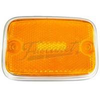Acrílico ambar y plateado para base o zócalo de señalero lateral kombi 