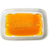 Acrílico ambar y plateado para base o zócalo de señalero lateral kombi 